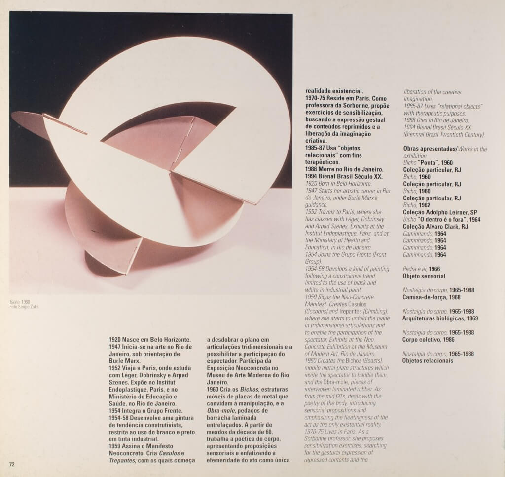 22ª Bienal de São Paulo (1994) - Catálogo Geral / General